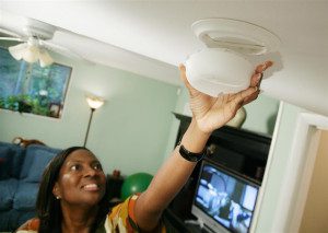 Change the batteries in your smoke alarm every year