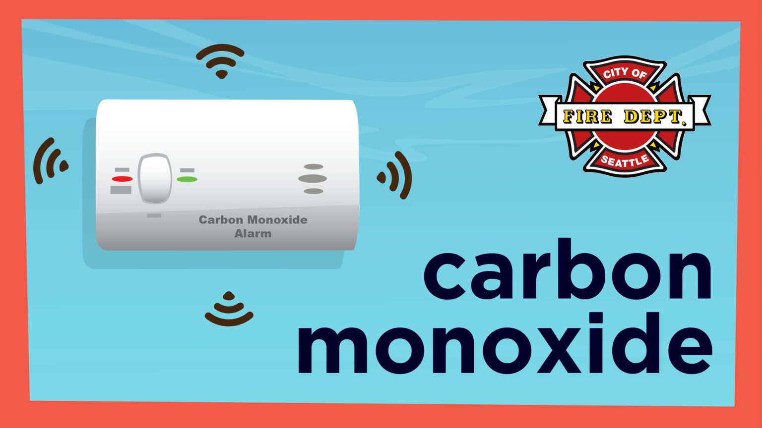 Prevent carbon monoxide poisoning Fire Line