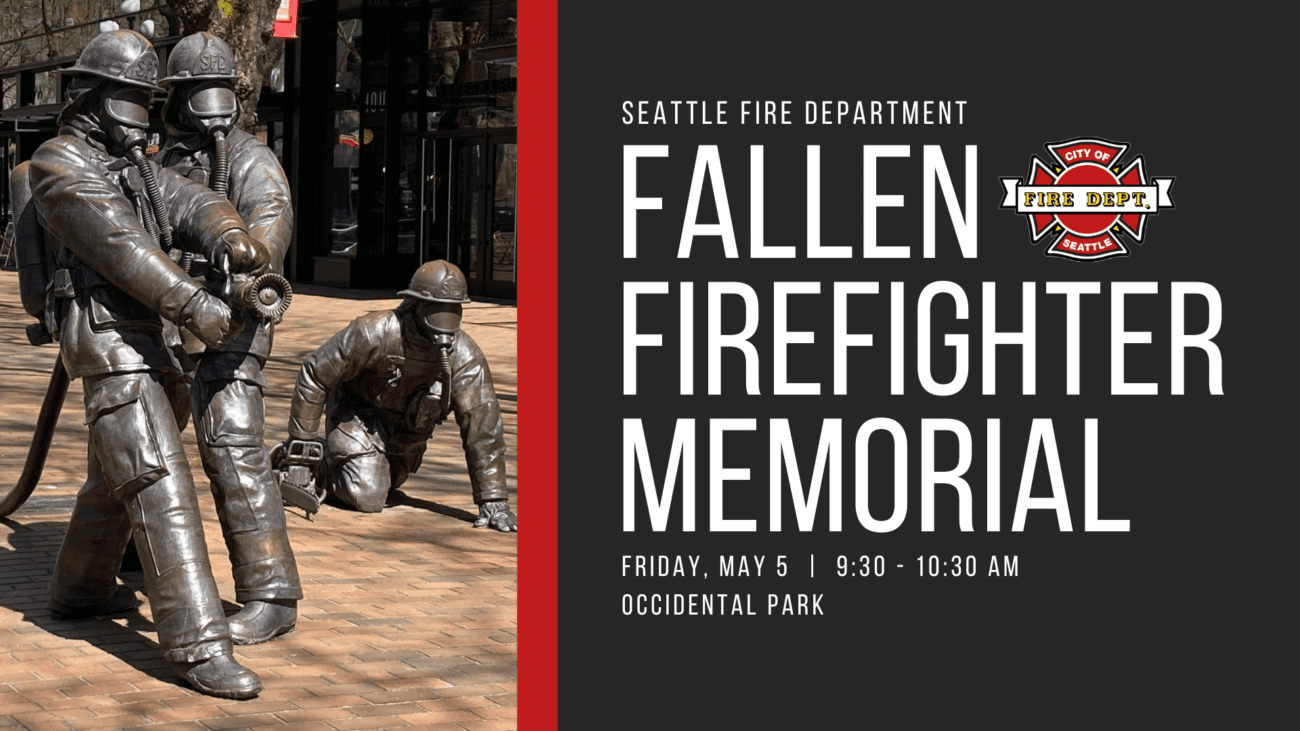 2023 Seattle Fallen Firefighter Memorial Fire Line