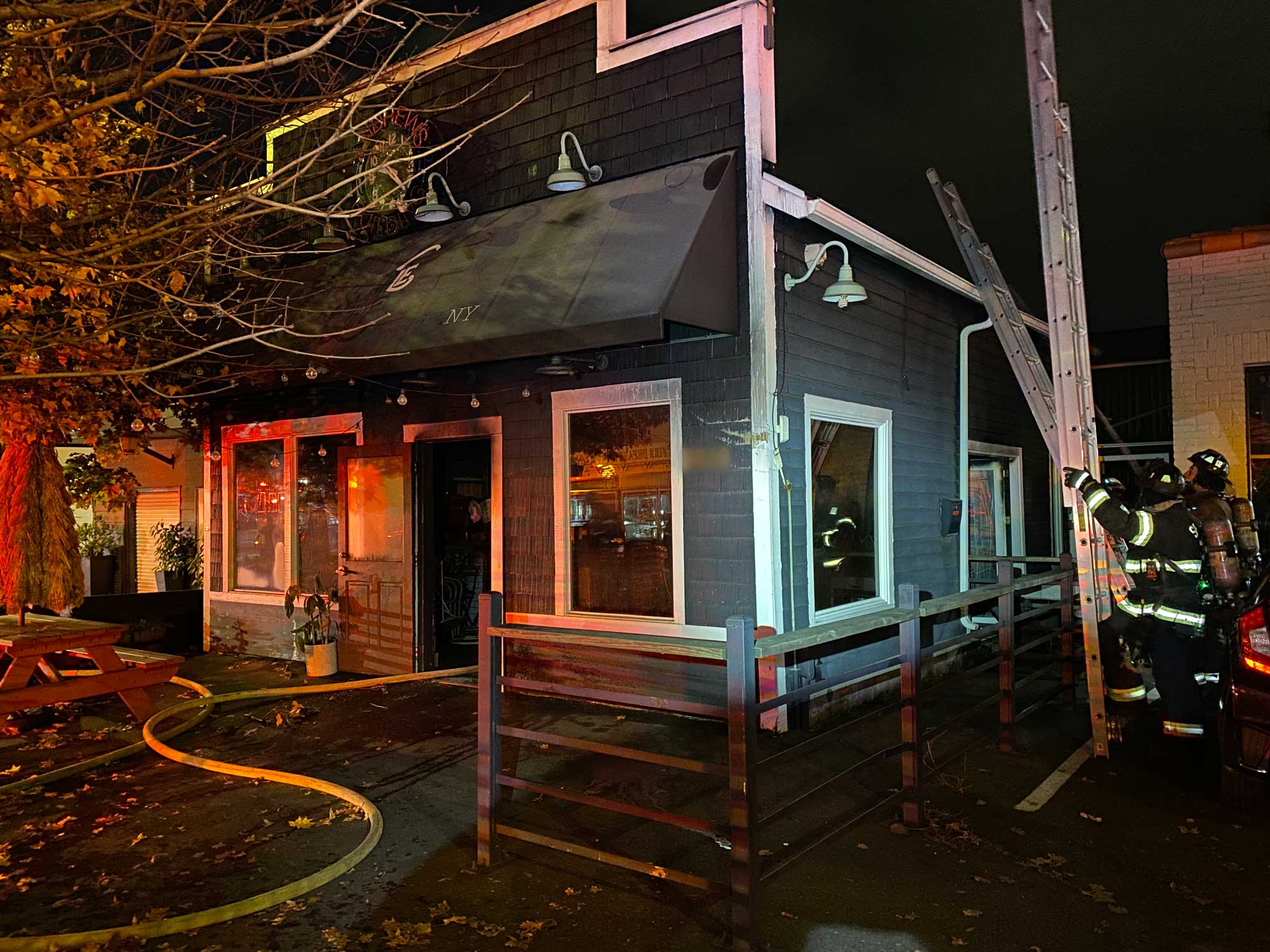 Fire damages a cafe on the 8500 block of 14th Avenue South in the South Park neighborhood.
