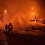 Fire at a construction site in the 3300 block of Claremont Avenue South in the Columbia City neighborhood.