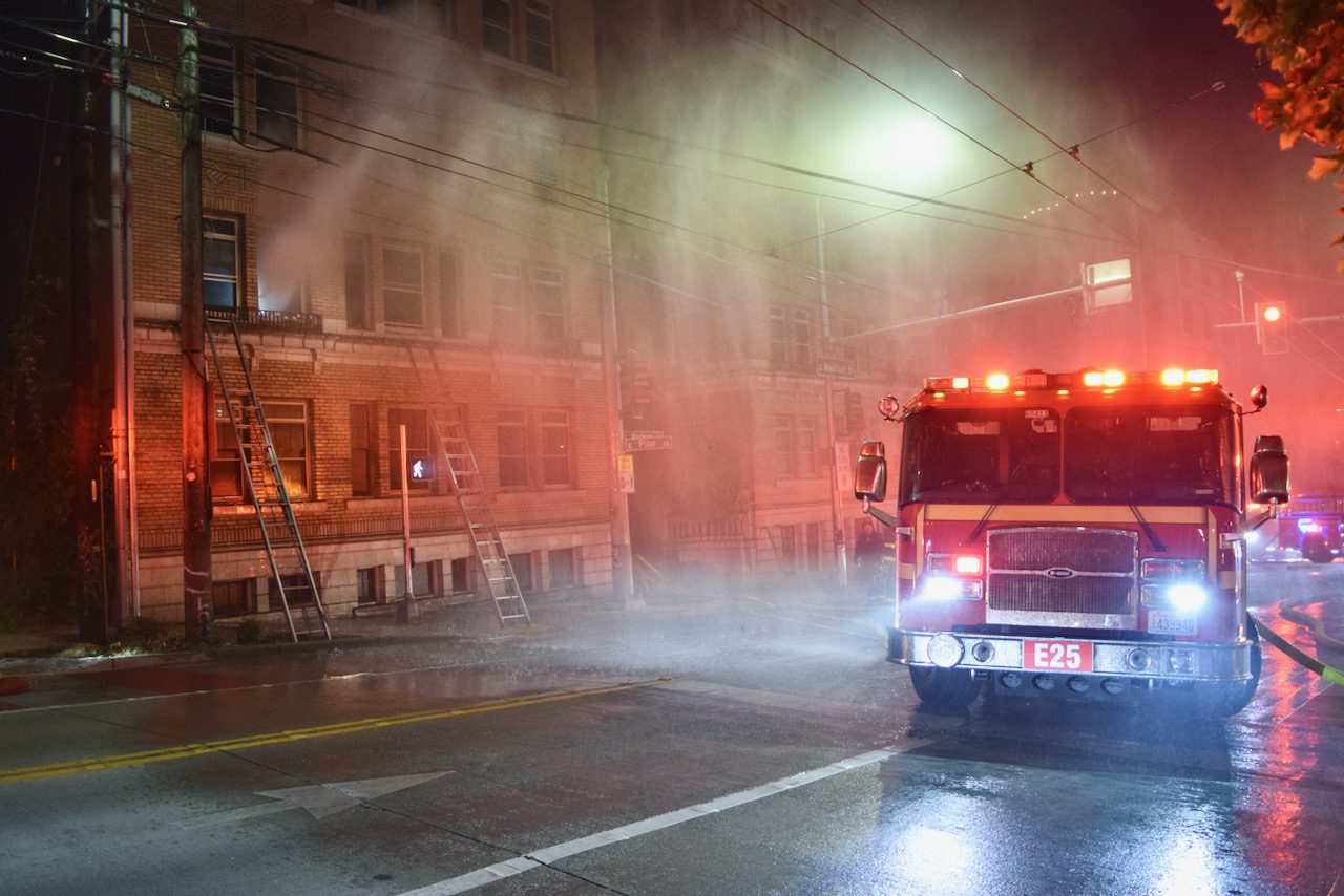 Apartment fire in Central Area and Squire Park neighborhoods