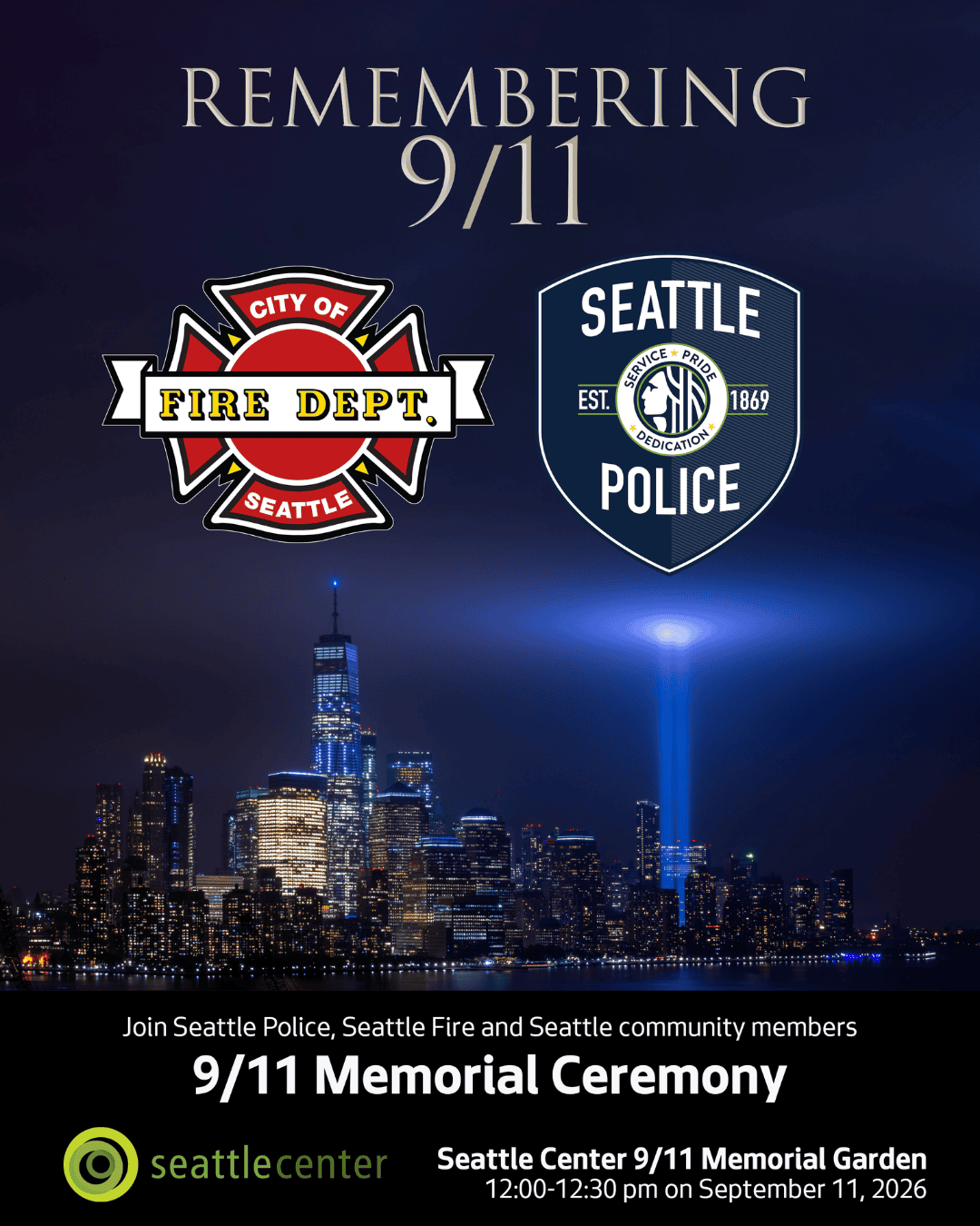 Seattle Fire to commemorate 25th anniversary of 9/11